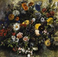 Delacroix, Eugene - Bouquet of Flowers